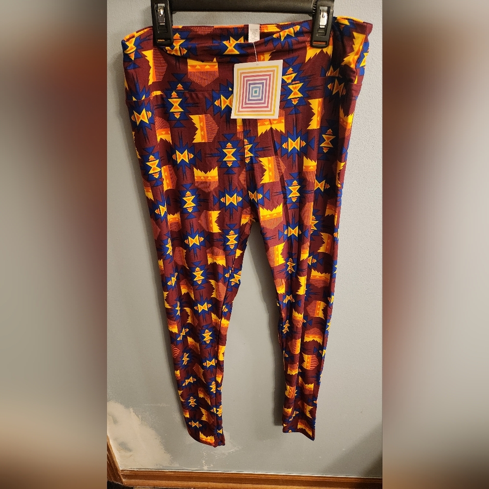 🍉LuLaRoe Multicolor Geometric Leggings